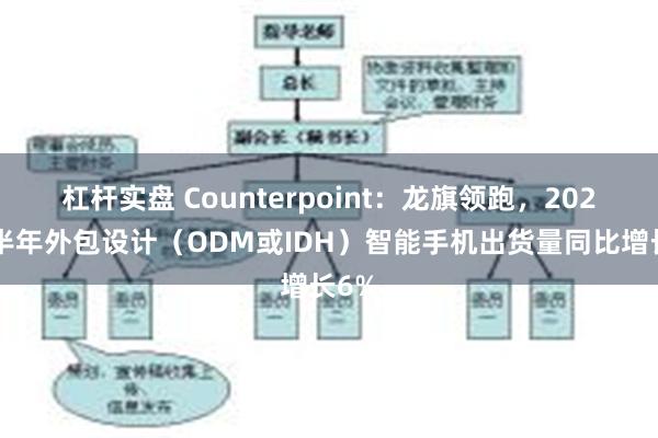 杠杆实盘 Counterpoint：龙旗领跑，2024上半年外包设计（ODM或IDH）智能手机出货量同比增长6%